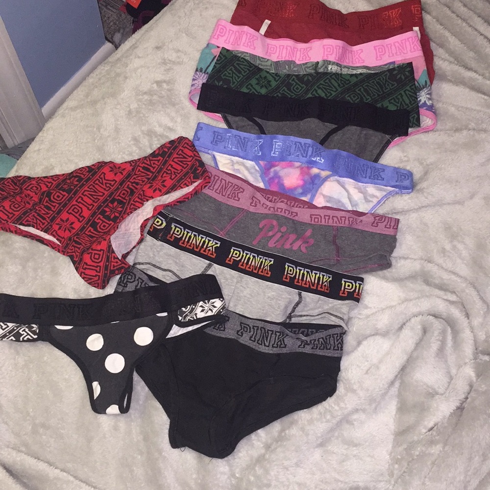 UPDATED 12 pairs of PINK VS panties